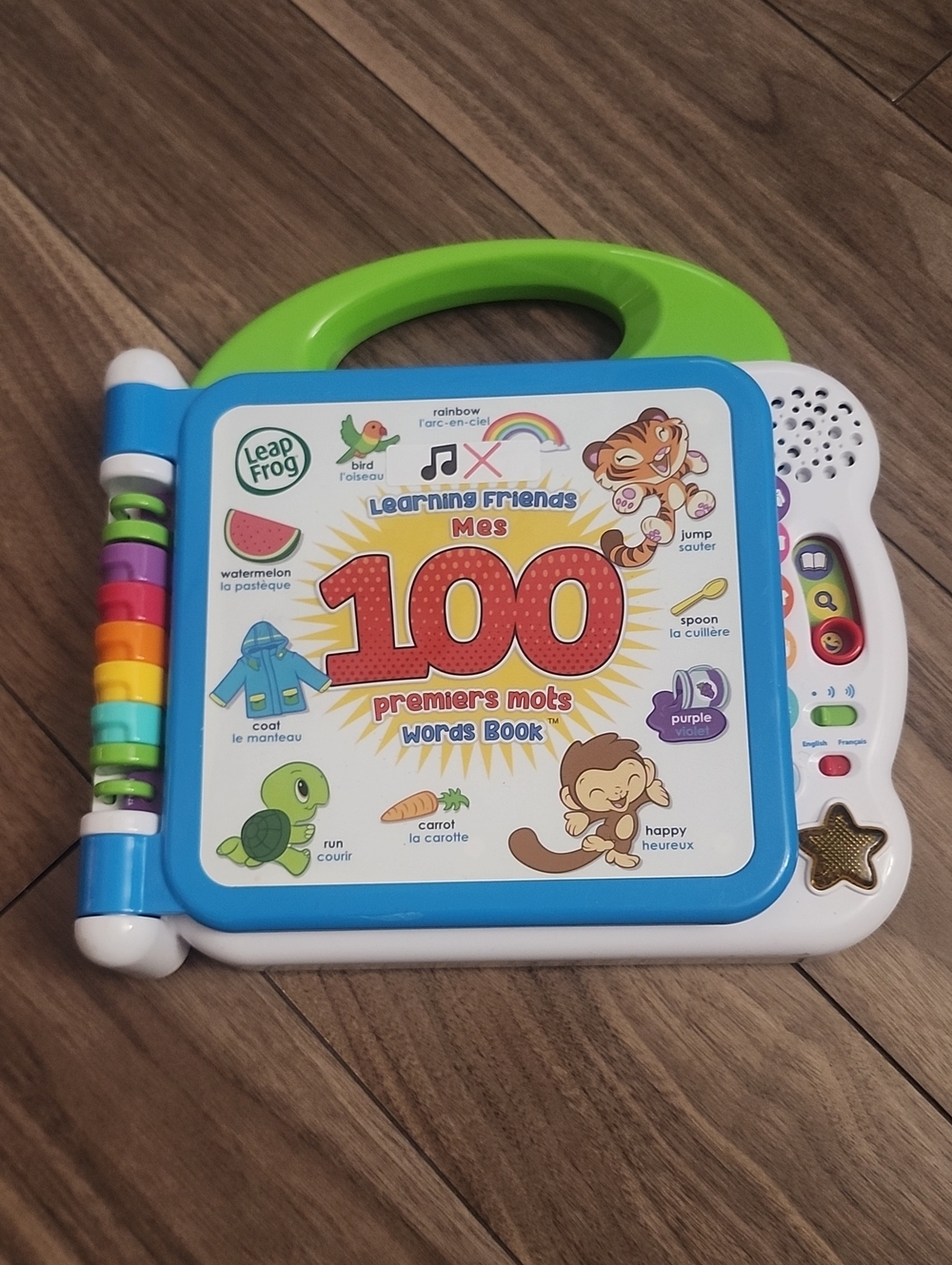 Leap Frog Learning Friends 100 Words Book - English and French
